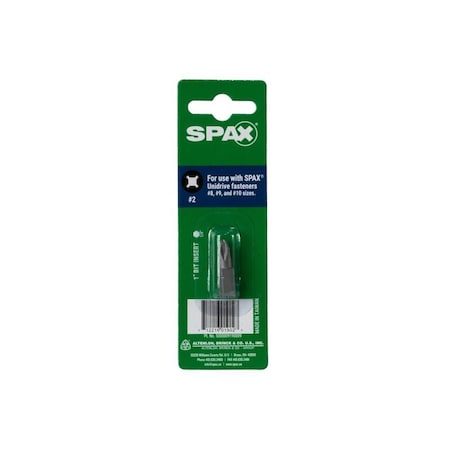 Spax SPAX Phillips/Square Bit Driver 1 in. 1 pc 5000009190009